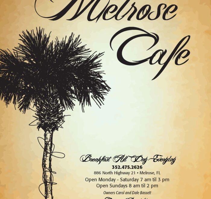 Melrose Cafe Menu